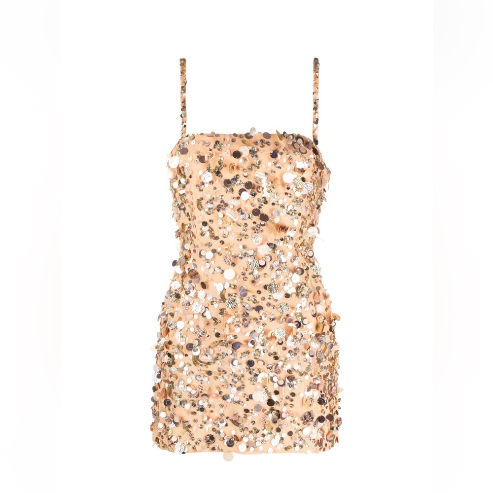 Retrofete Zhuri Shell-Embellished Mini Dress